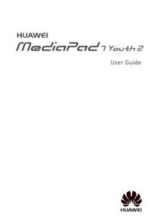 Huawei Mediapad 7 Youth 2 manual. Smartphone Instructions.